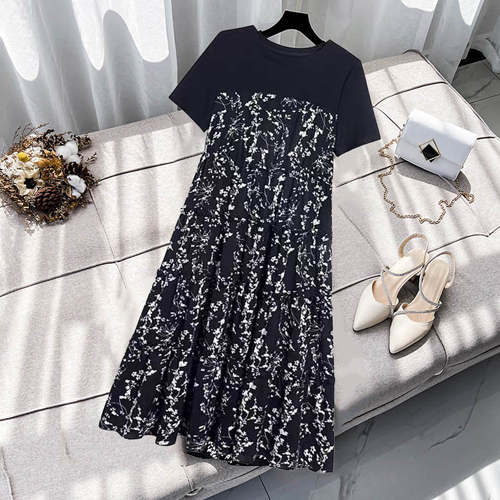 BM-078  데일리 여신반팔 올데이 캐주얼 원피스